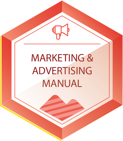 marketing and advertising manual icon