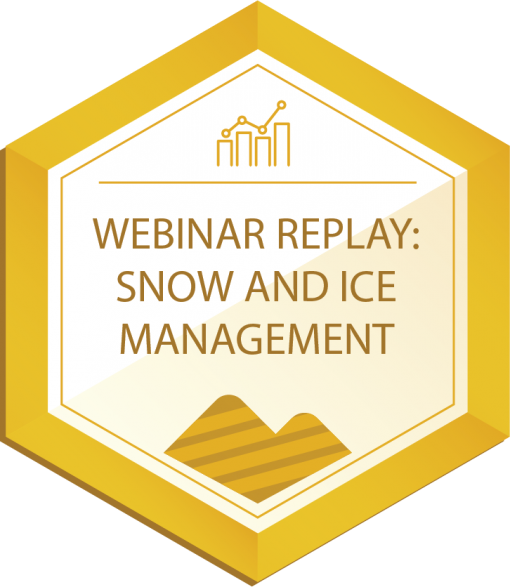 webinar replay Snow and Ice